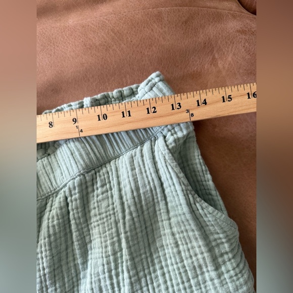 MARKET & SPRUCE Dria Extra High Rise Straight Leg Gauze Ankle Pant Size Medium - Picture 8 of 11